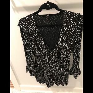 Zara TRF Wrap Dress , xs